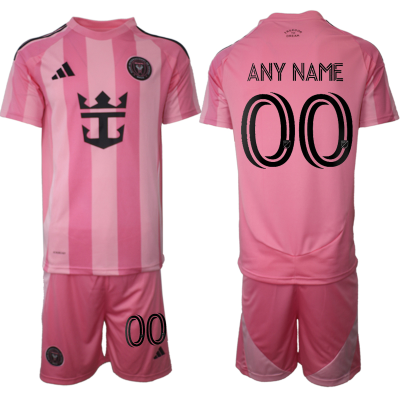 Men 2025-2026 Club Inter Milan CF home Pink customized Soccer Jersey->customized soccer jersey->Custom Jersey